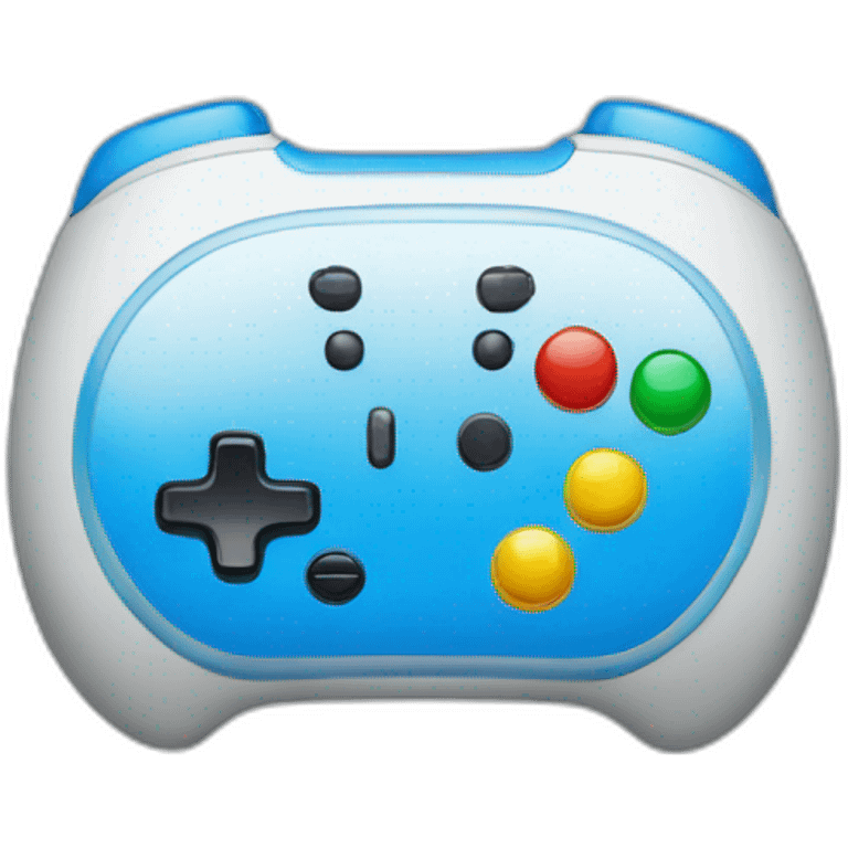 blue gamepad emoji