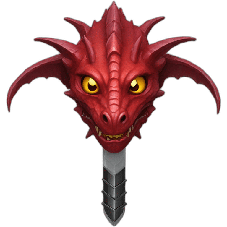 crazy-funny-cyberpunk-red-dragon-head-star-wars-laser-sword-red emoji