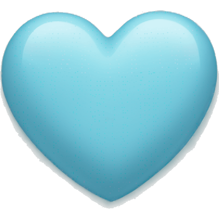 light blue heart emoji