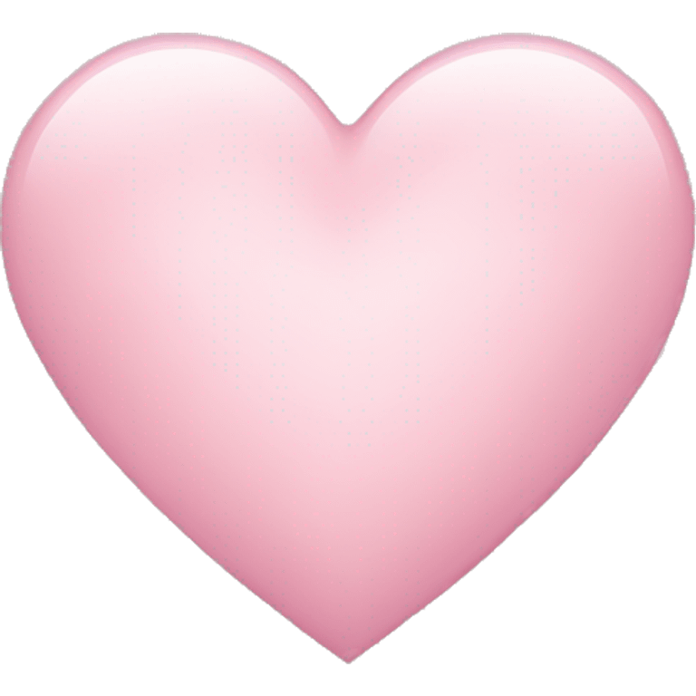 Light pink heart emoji