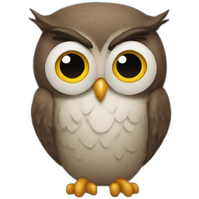 owl-sad emoji