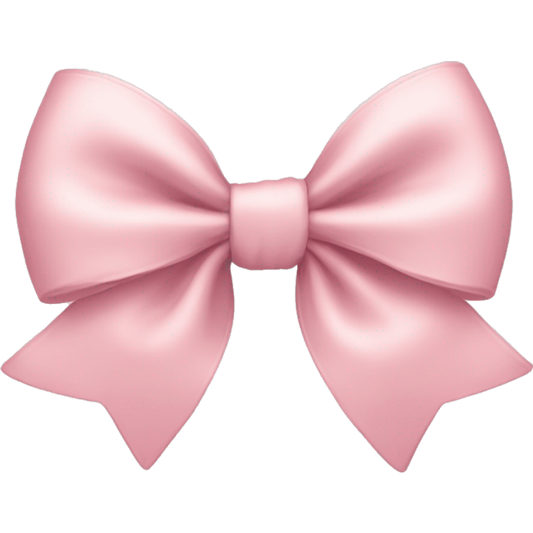 Pale Pink bow emoji