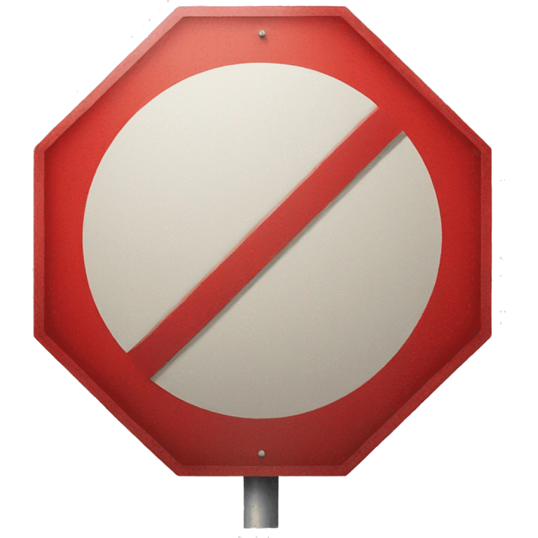 stop sign emoji