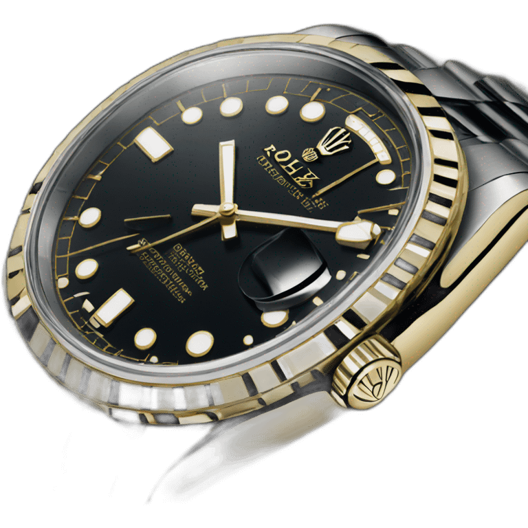 rolex-with-black-dial emoji