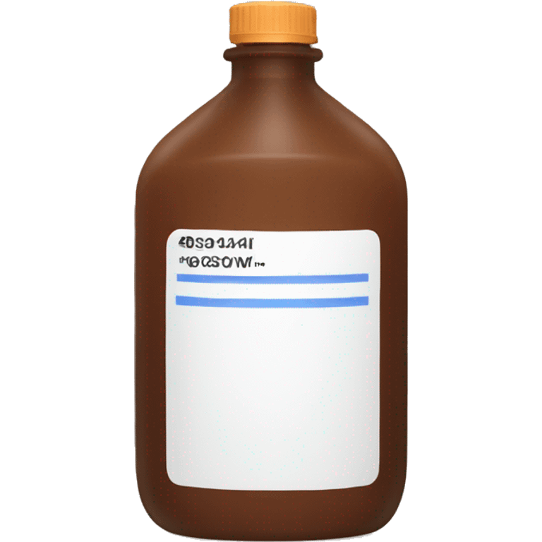 huge brown gel bottle emoji