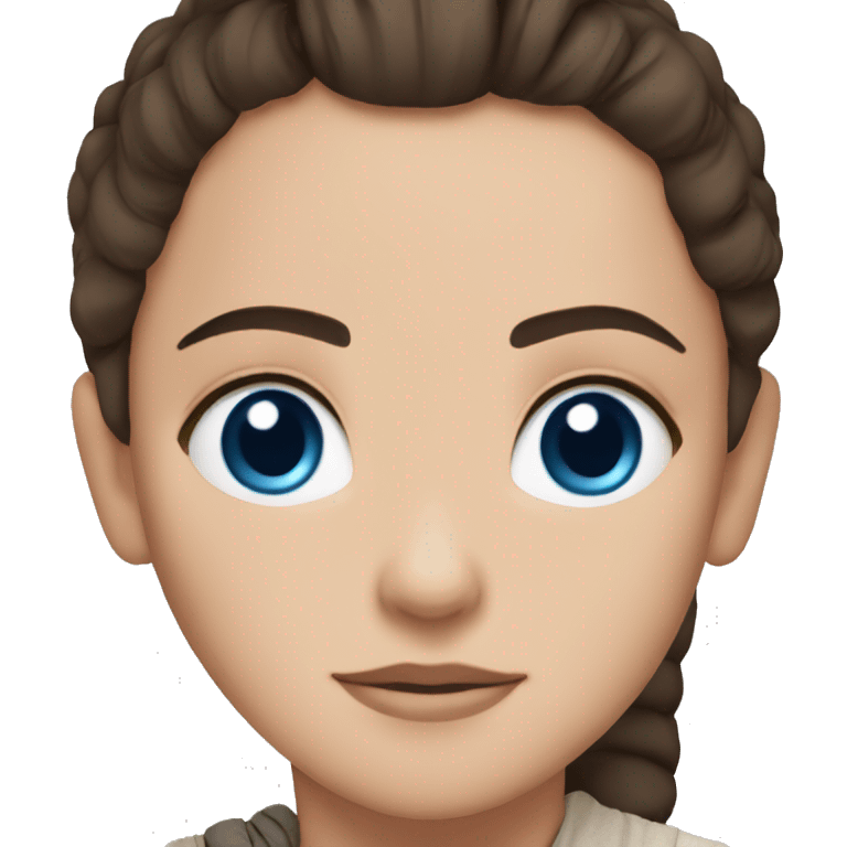 star wars Rey blue eyes emoji