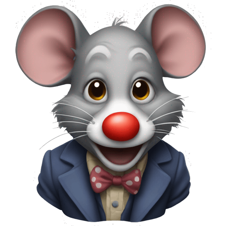 Rat that is a clown emoji