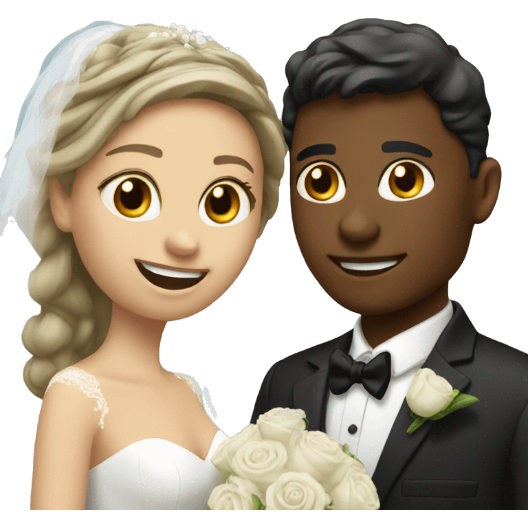 Bride and groom emoji