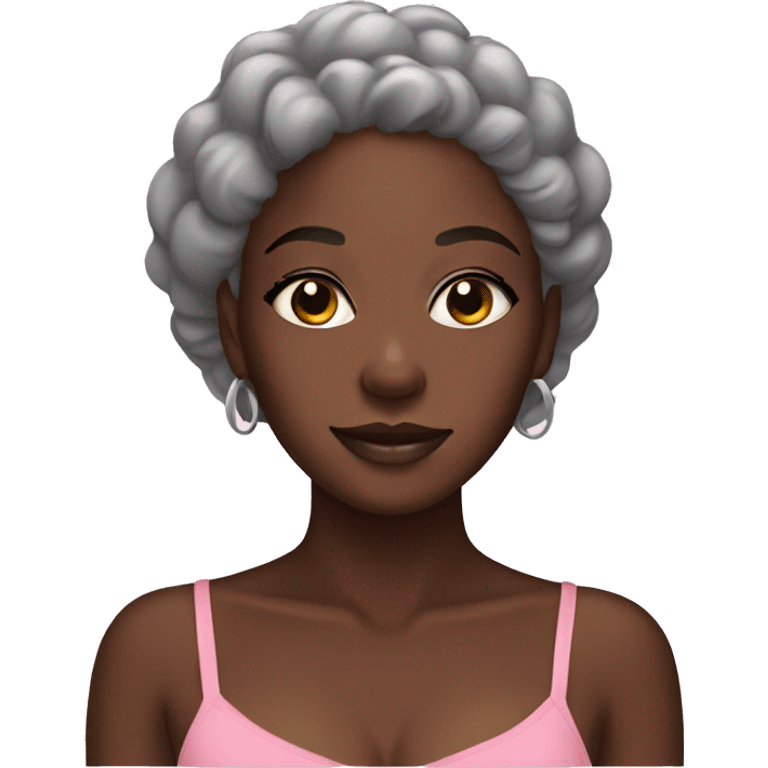 Black girl skin care emoji