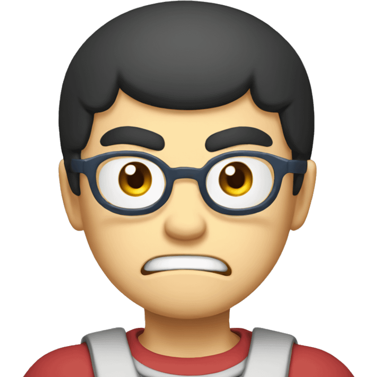 Angry nobita emoji