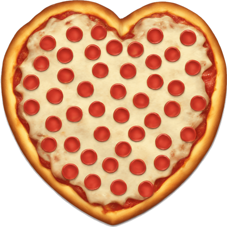 Heart pizza emoji