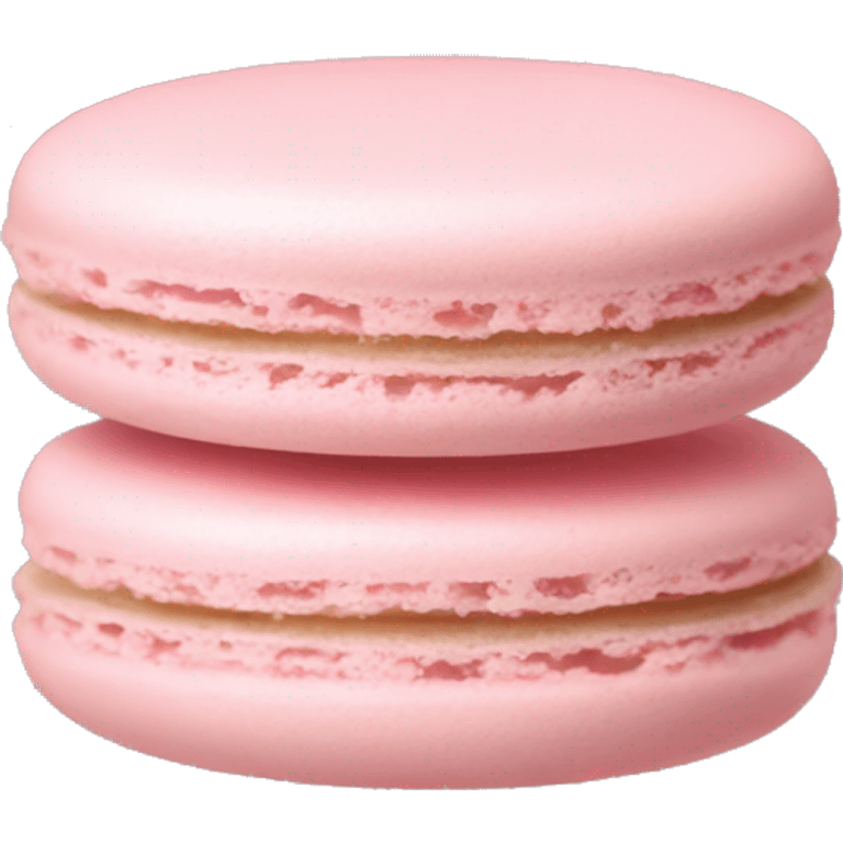 Light pink macaron emoji