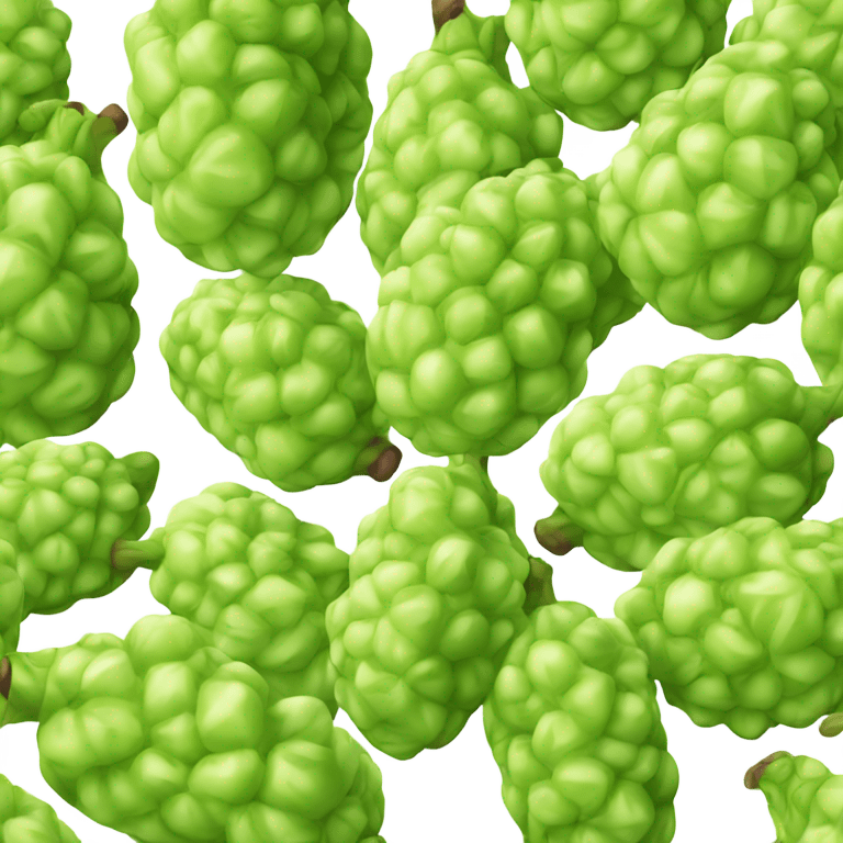 White Noni fruit emoji