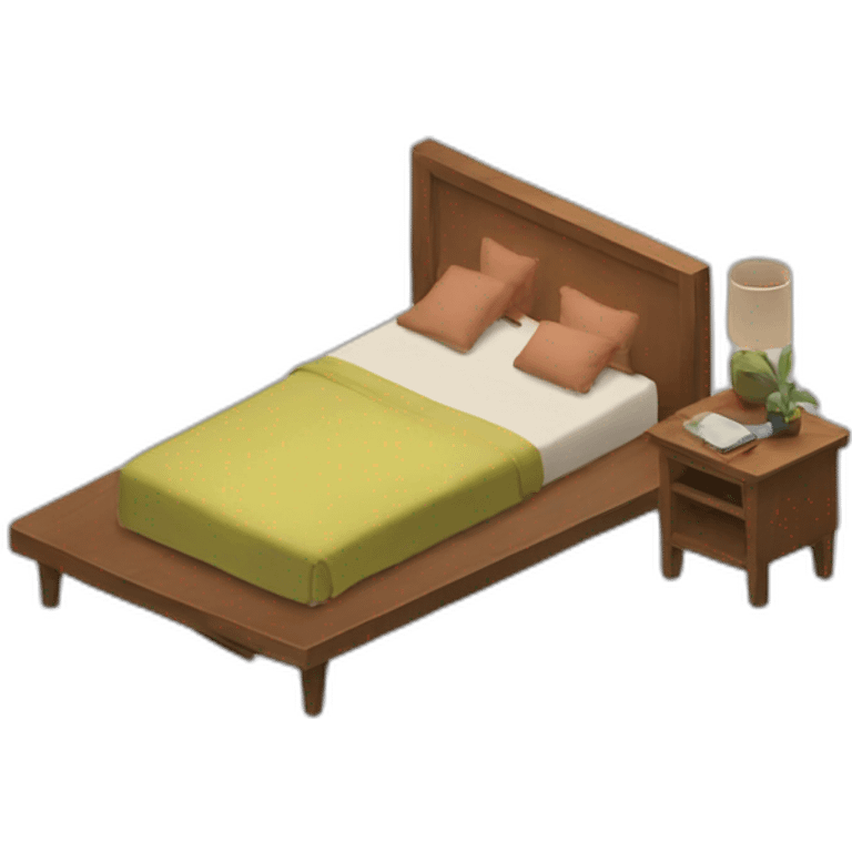 japandi-bed-room-3/4-top-angle emoji