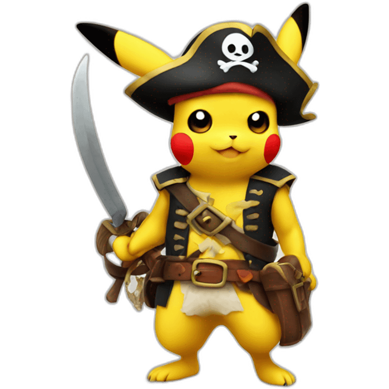 pirate pikachu emoji