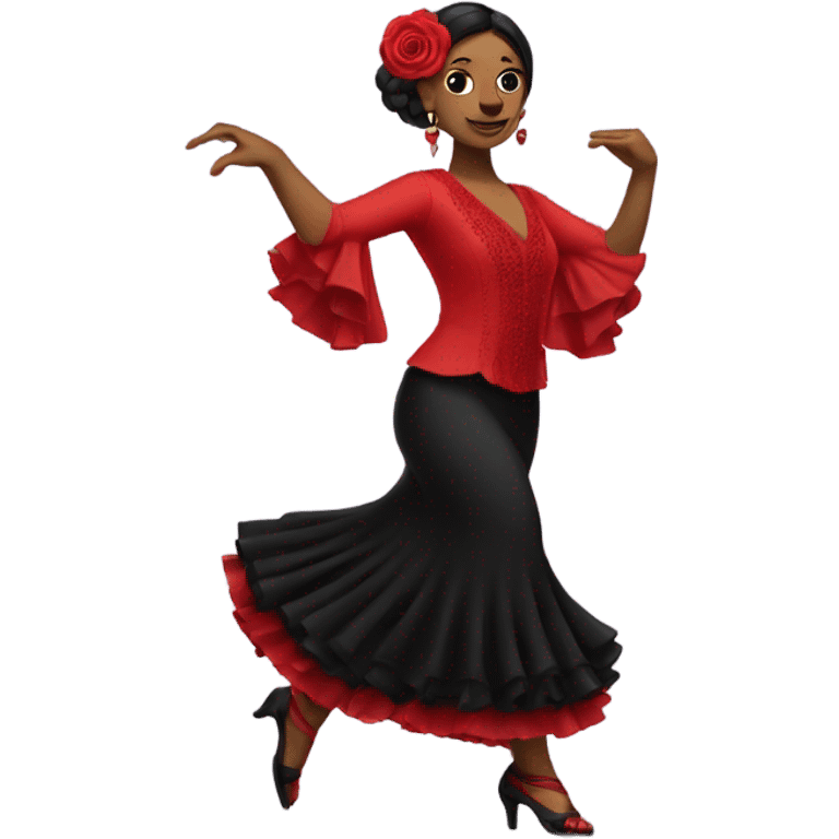 Flamenco dancer emoji