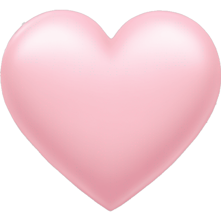 light pink heart  emoji