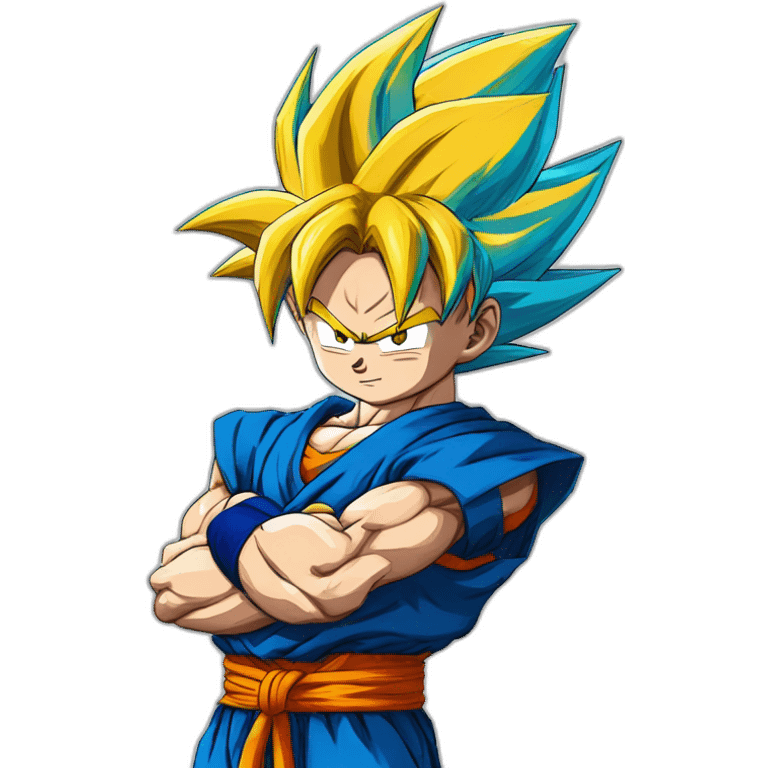 son goku super sayian blue  emoji