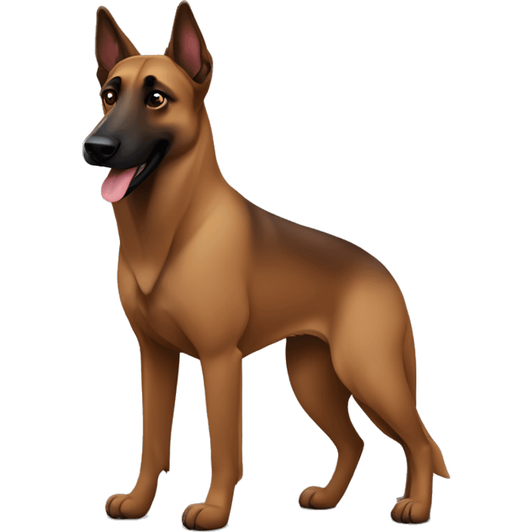 Brown belgium shepherd malinois emoji