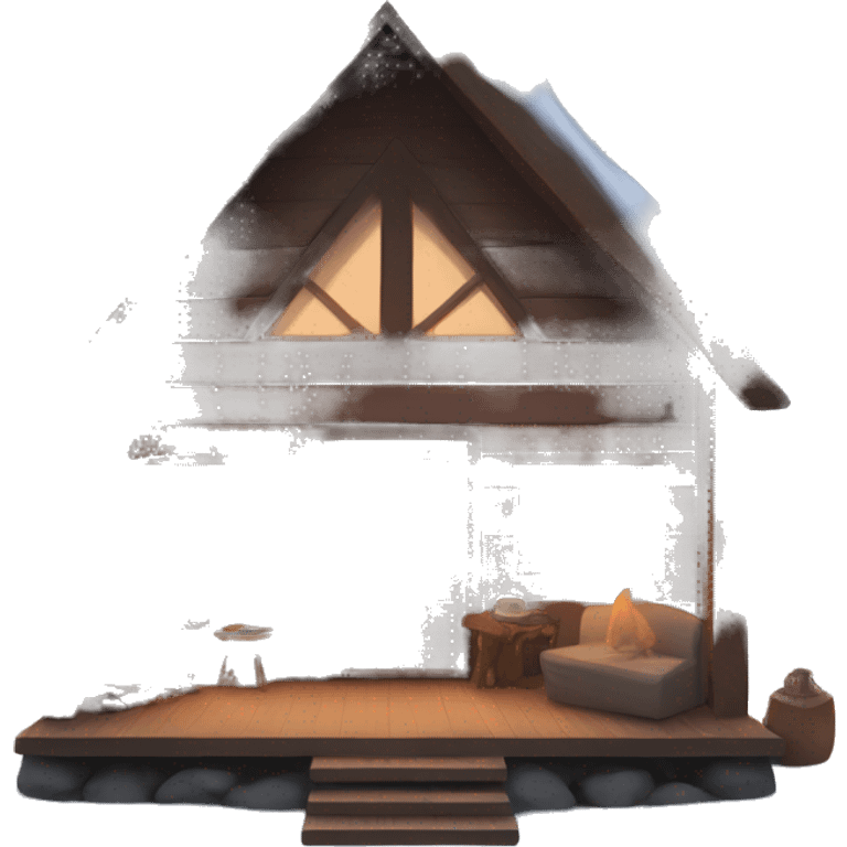 cozy cabin vibes emoji