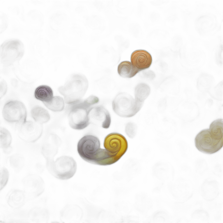 Escargot multicolore emoji