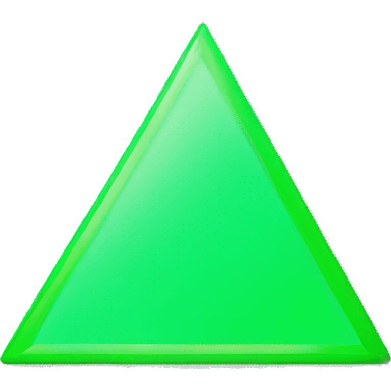 green triangle for kpis emoji