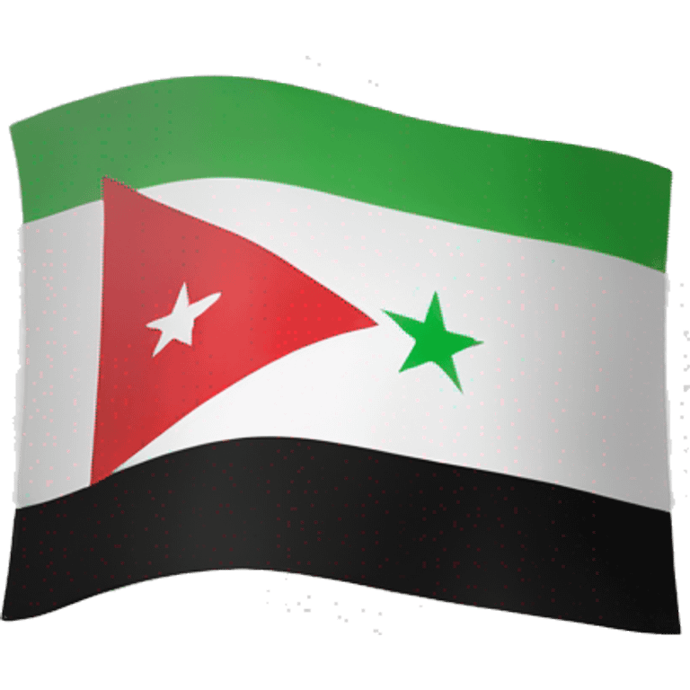 Free syrian flag iPhone style emoji