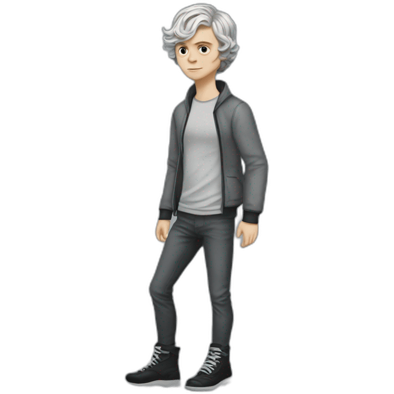 evan peters quicksilver full body emoji