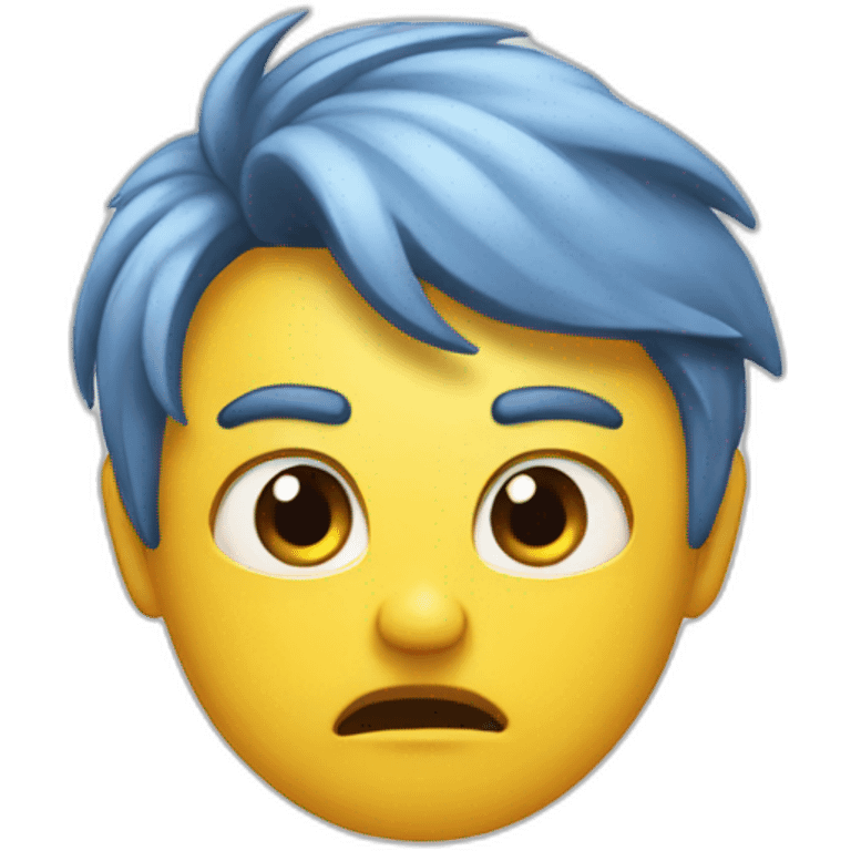 Imoji vith bad mood emoji