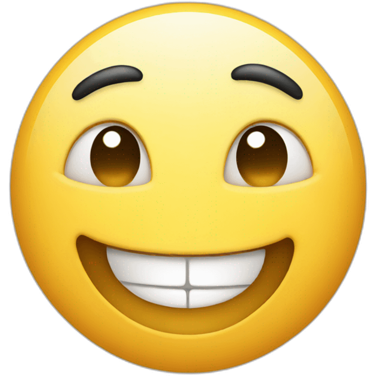 smile emoji with plus nose emoji