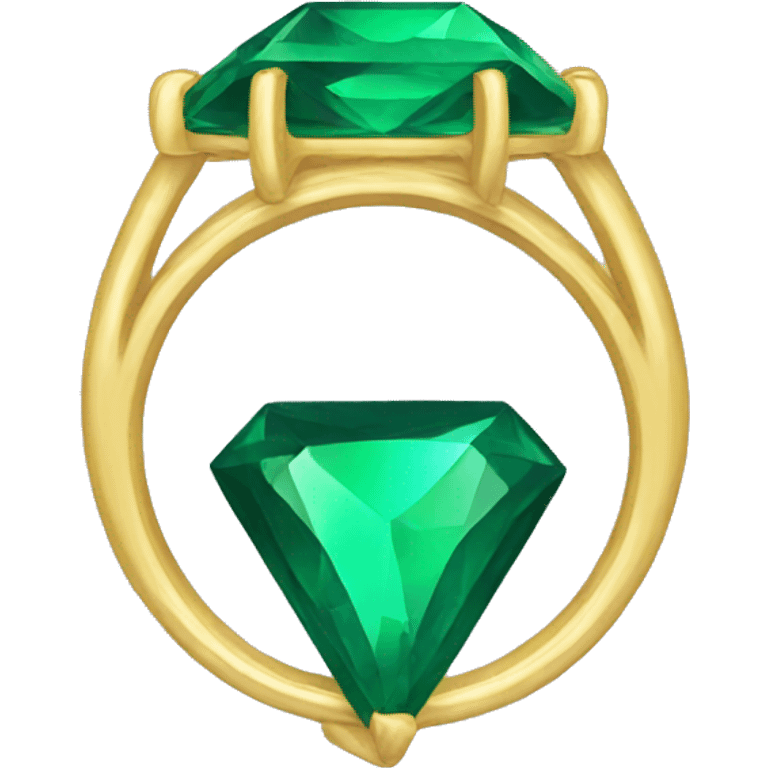 An emerald ring  emoji