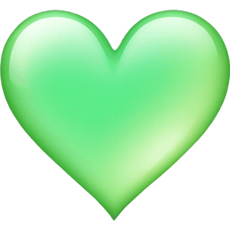 Light green heart emoji