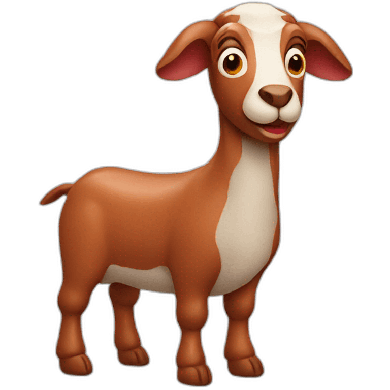 sausage goat made of sausages emoji