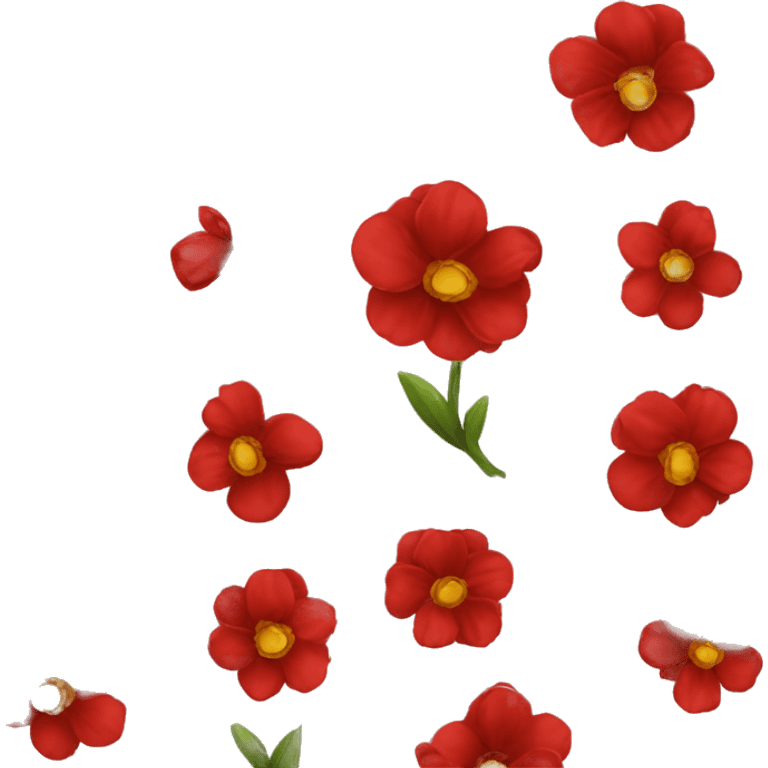 flor cravo vermelho emoji