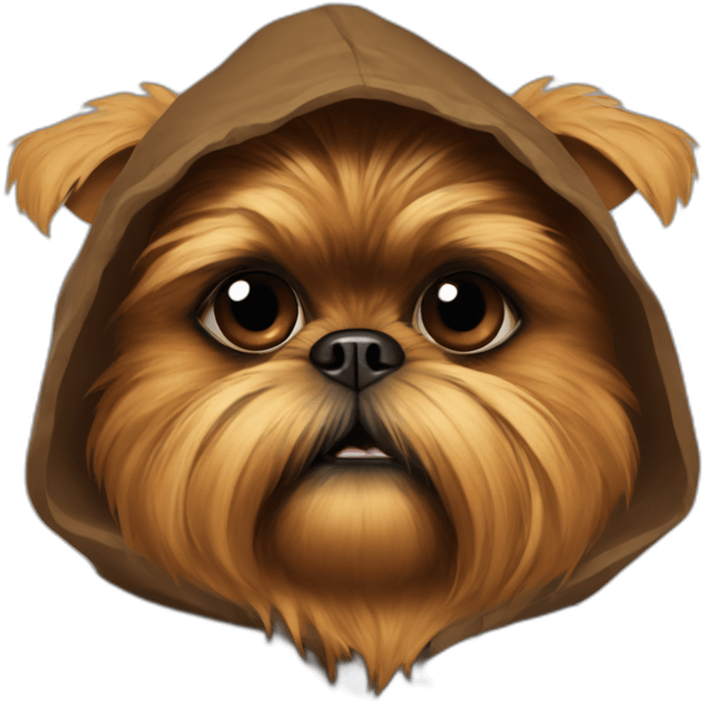 brussels griffon ewok costume emoji