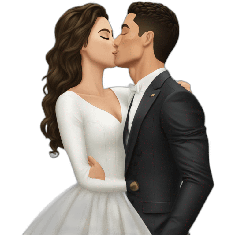 Cristiano Ronaldo kiss feet georgina emoji