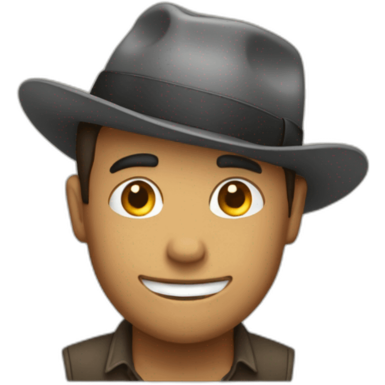 Man taking off hat emoji