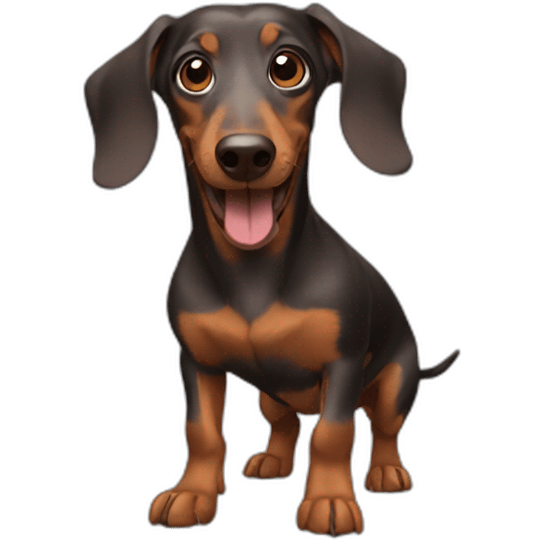 crazy dachshund emoji