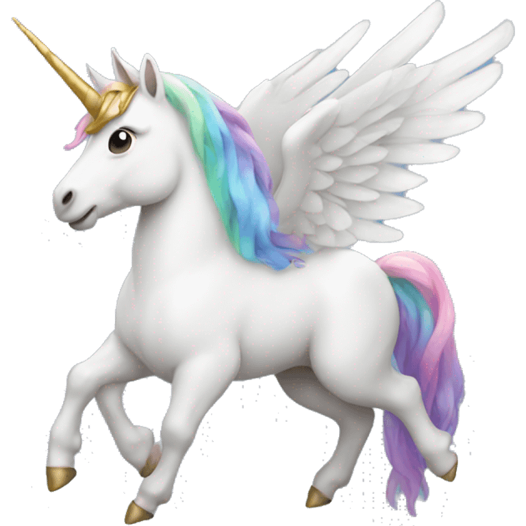 Unicorn with wings emoji