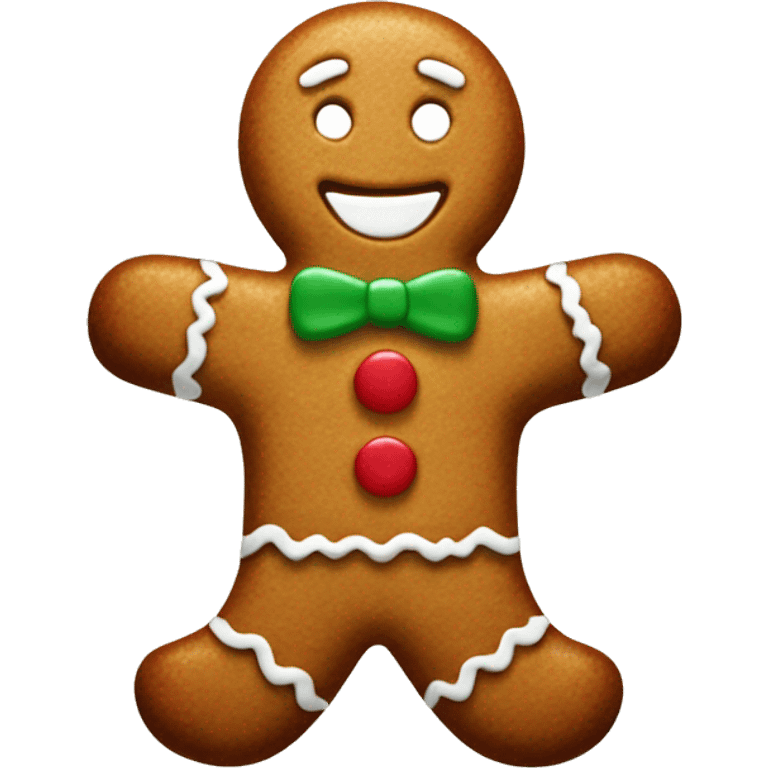 gingerbread man emoji