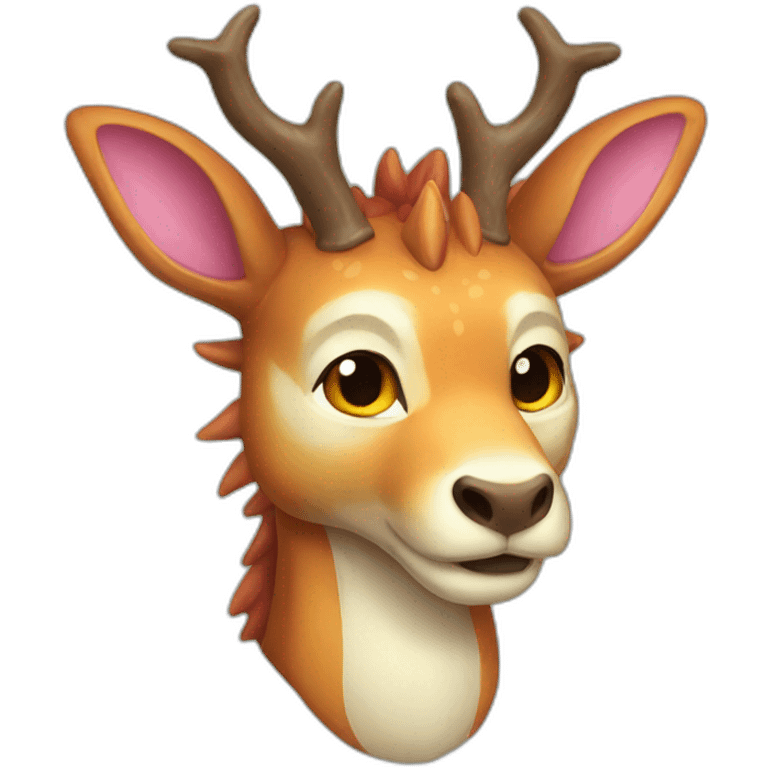 Dragon deer emoji