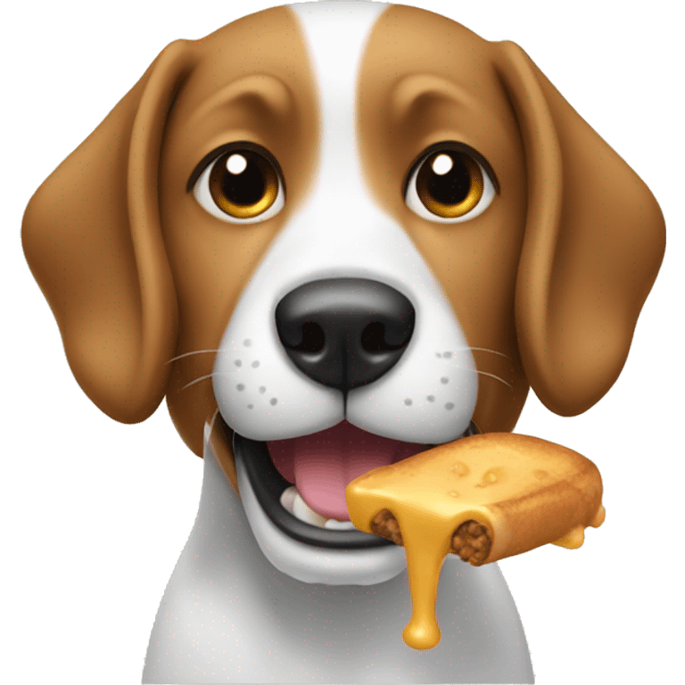 dog eating  emoji