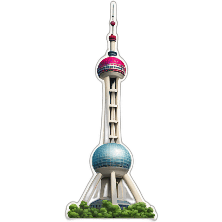 Shanghai-oriental pearl tower emoji