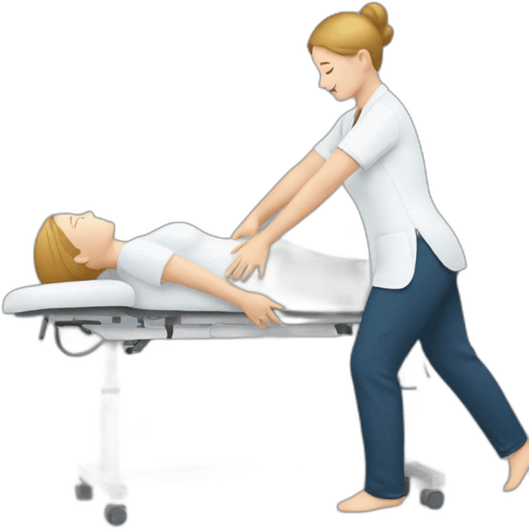 Physiotherapist massage emoji