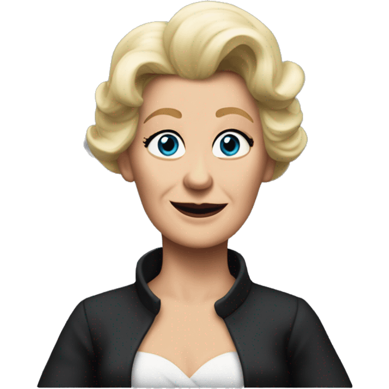 Ursula von der Leyenl photorealistic shrugs emoji