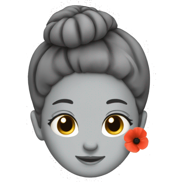 bun with poppy seed emoji