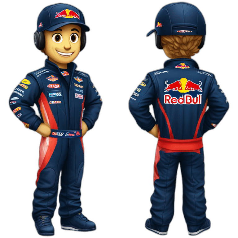 pilote formule 1 redbull emoji