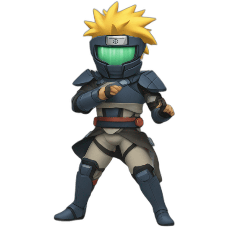 naruto in futurist armor emoji