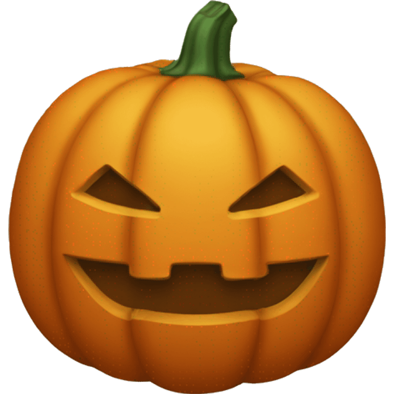 Plain pumpkin emoji