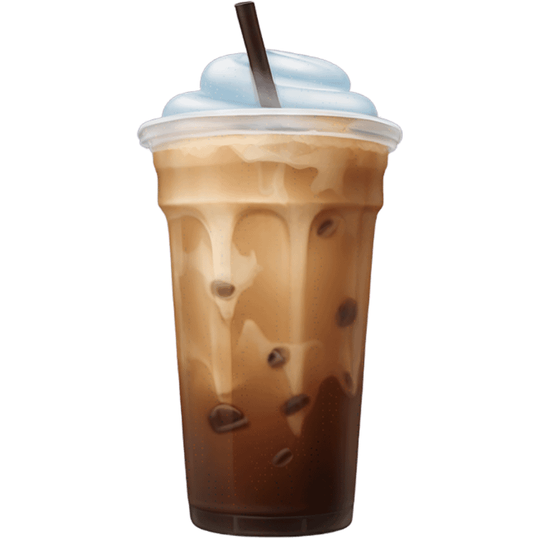 Iced coffee emoji